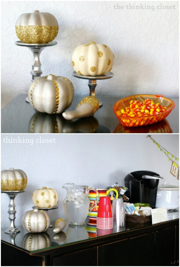 Glitter Glam Pumpkins