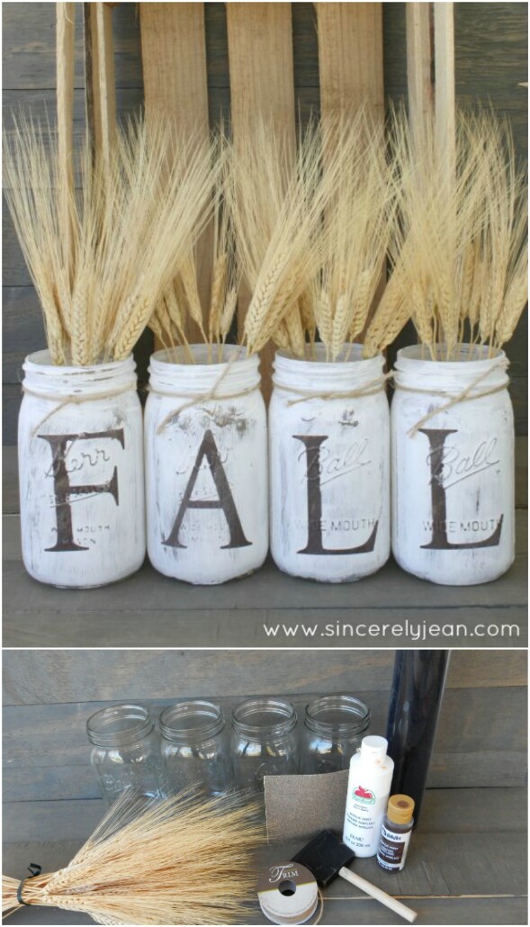 Rustic Mason Jars