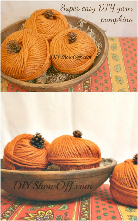 Yarn Pumpkins