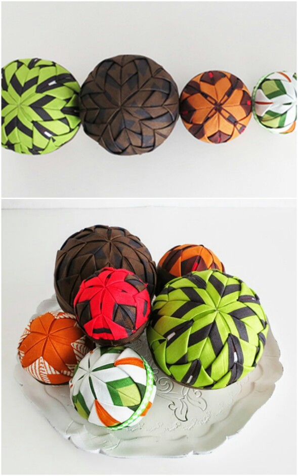 DIY Fabric Deco Balls